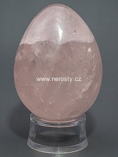 rose quartz, egg